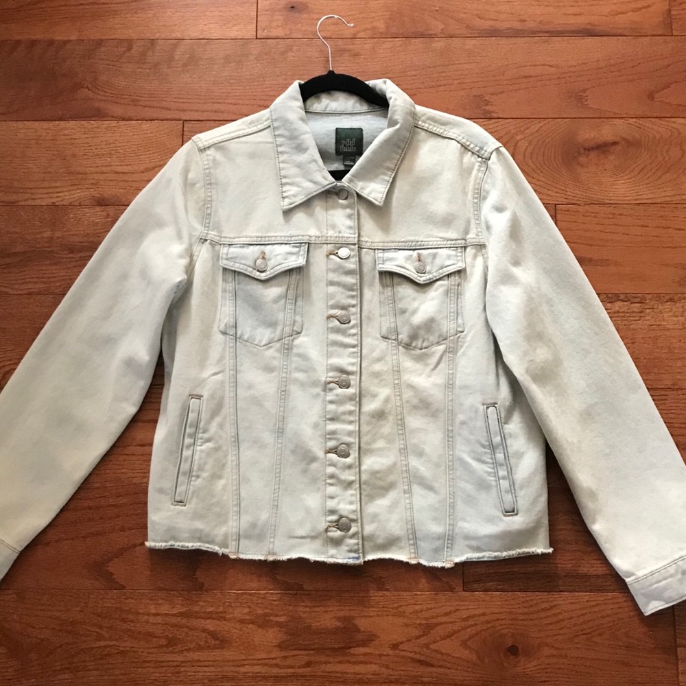 Light Wash Blue Jean Jacket.